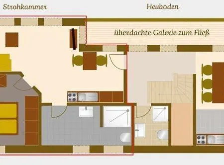 Spreewaldscheune Am Fliess-ferienwohnungen Am Wasser In Daire