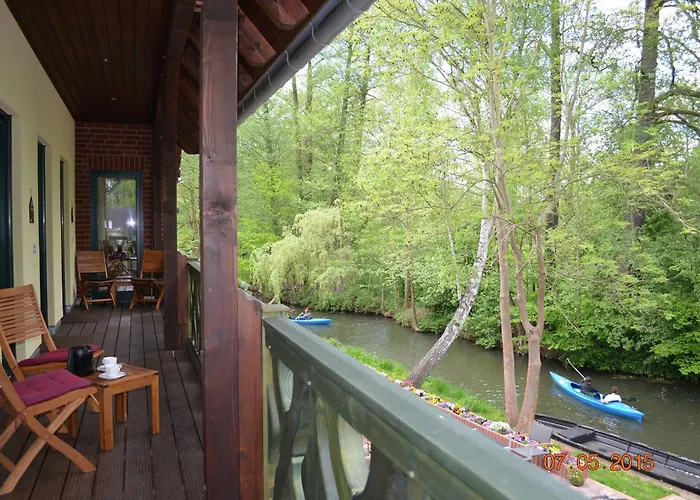 Spreewaldscheune Am Fliess-ferienwohnungen Am Wasser In Appartement