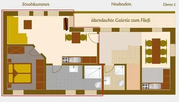 Spreewaldscheune Am Fliess-ferienwohnungen Am Wasser In Appartement